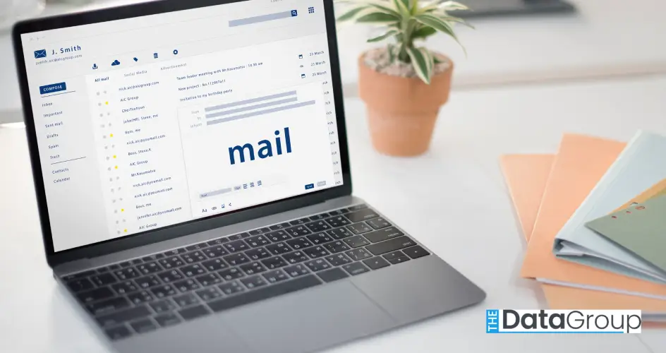 Composing an email on a digital device